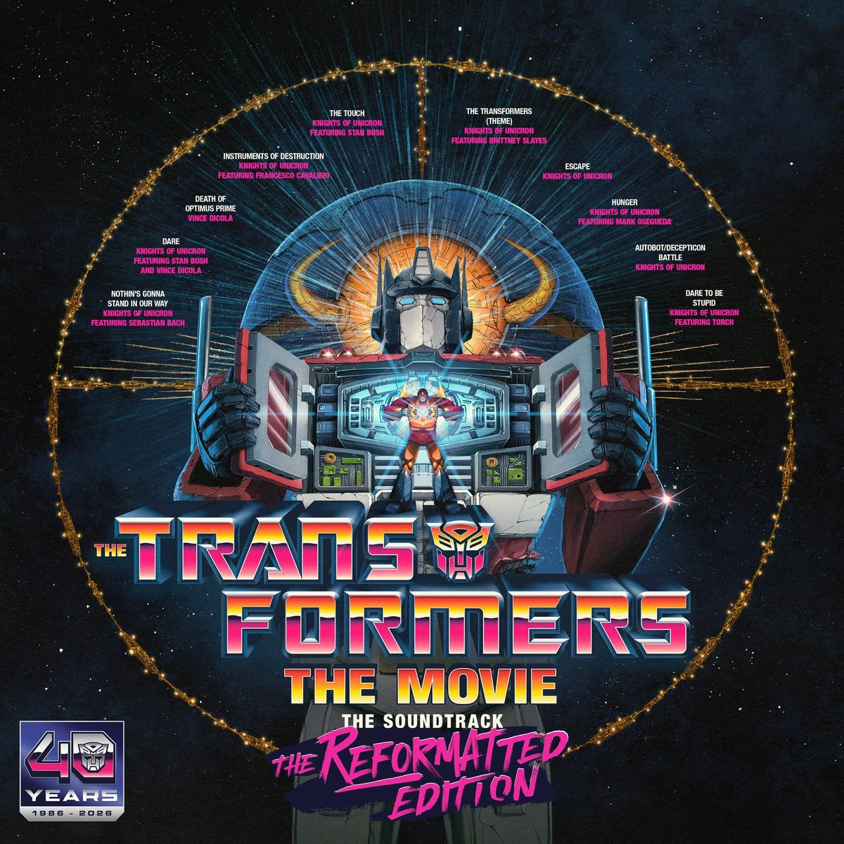 Виниловая пластинка The Transformers: The Movie Soundtrack: The Reformatted Edition — обложка