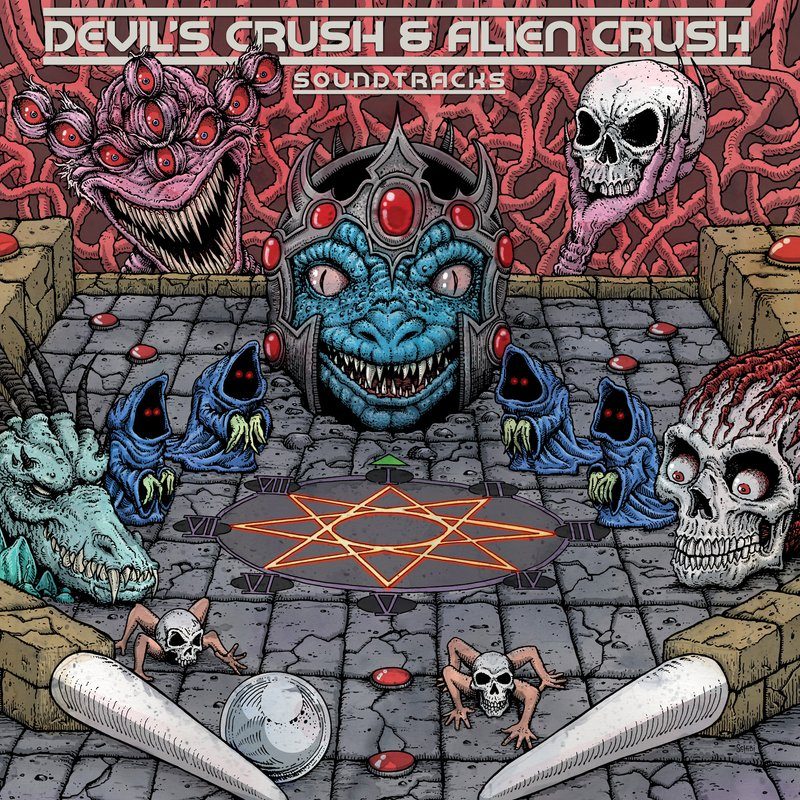 Виниловая пластинка Devil's Crush and Alien Crush Soundtracks LP Mondo Exclusive — обложка