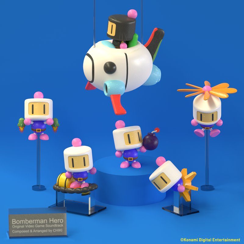 Виниловая пластинка Bomberman Hero - Original Video Game Soundtrack 2xLP — обложка