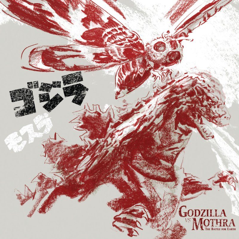 Виниловая пластинка Godzilla vs Mothra: The Battle For Earth — обложка