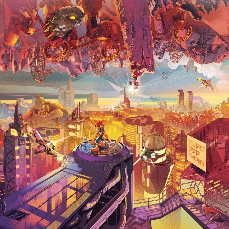 Виниловая пластинка Ratchet & Clank: Rift Apart - Original Game Soundtrack 2xLP — обложка