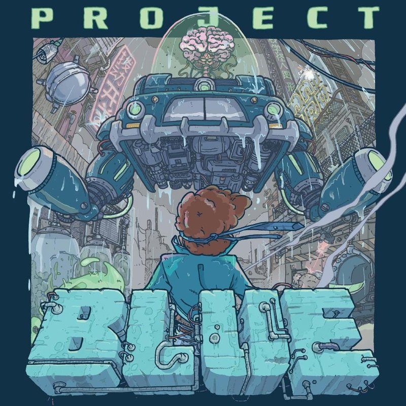 Виниловая пластинка Project Blue - Original Video Game Soundtrack — обложка