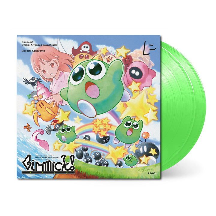 Виниловая пластинка Gimmick! Official Arranged Soundtrack (Neon Green Vinyl) — обложка