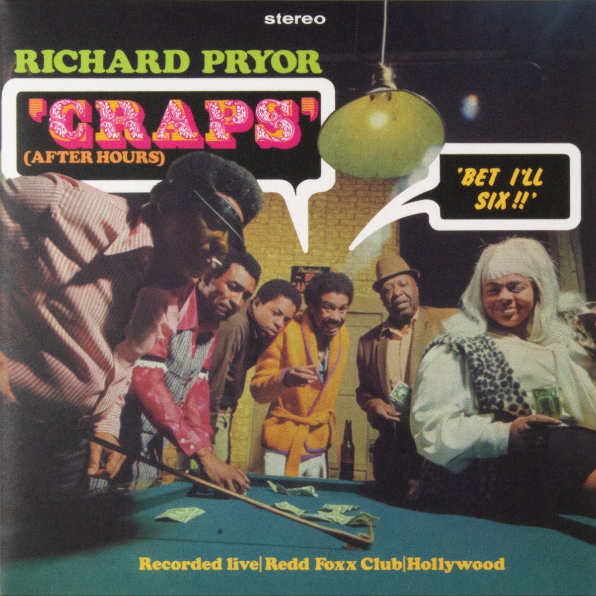 Виниловая пластинка 'Craps' (After Hours) LP by Richard Pryor — обложка