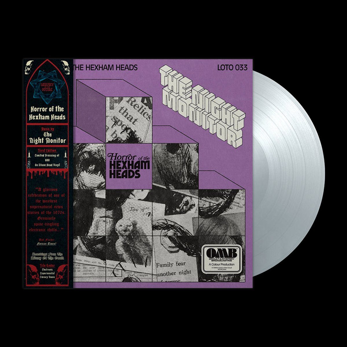 Виниловая пластинка Horror of the Hexham Heads LP by The Night Monitor — обложка