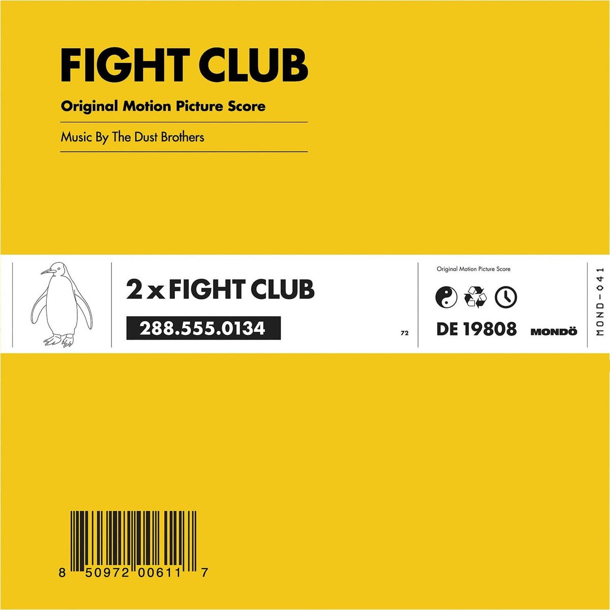 Виниловая пластинка Fight Club - Original Motion Picture Soundtrack 2XLP — обложка