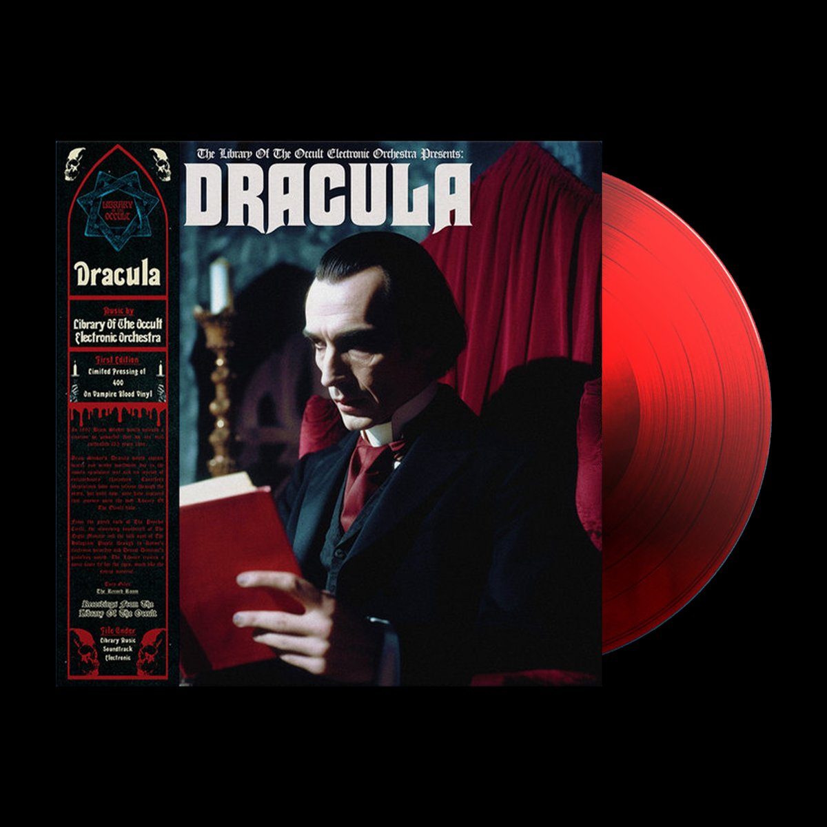 Виниловая пластинка Dracula 1897 2XLP by The Library of the Occult Electronic Orchestra — обложка