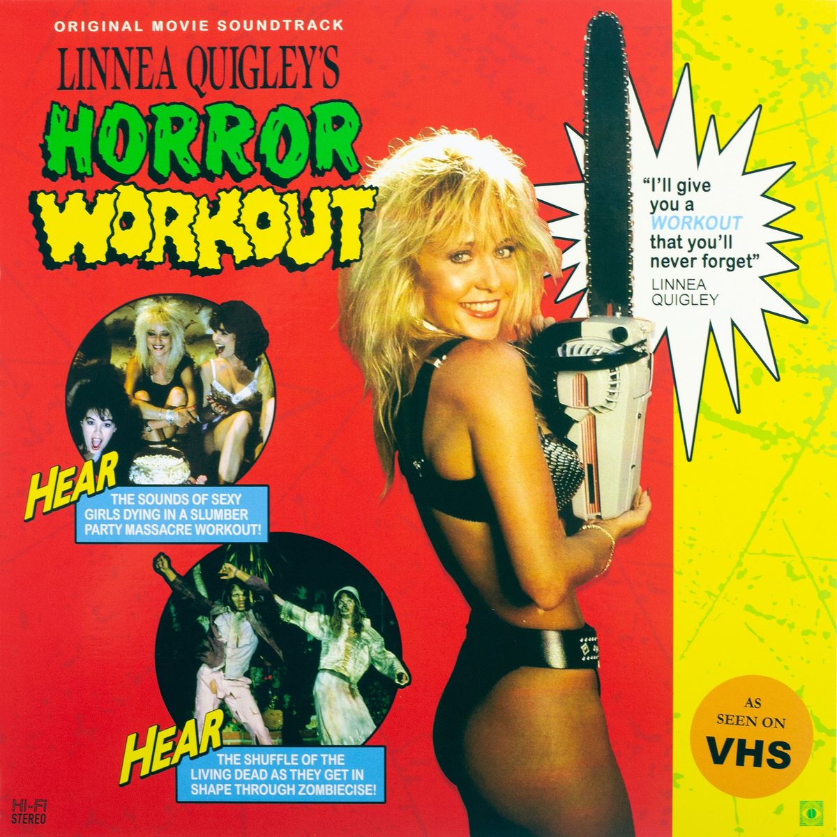Виниловая пластинка Linnea Quigley's Horror Workout - Original Motion Picture Soundtrack — обложка