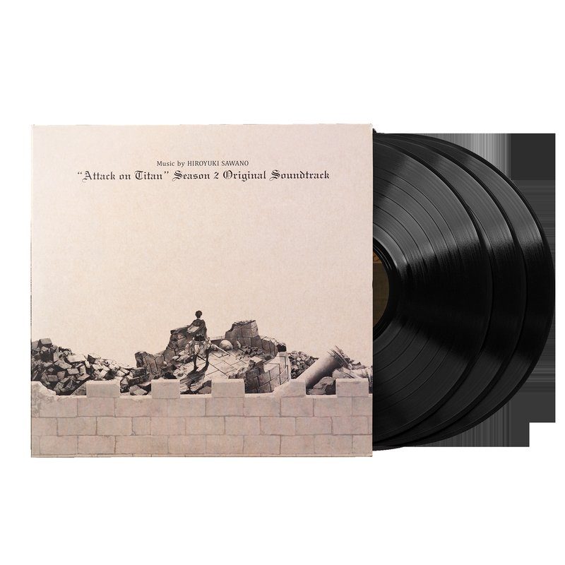 Виниловая пластинка Attack on Titan Season 2 (Original Soundtrack) - Hiroyuki Sawano (3xLP Vinyl Record) — обложка