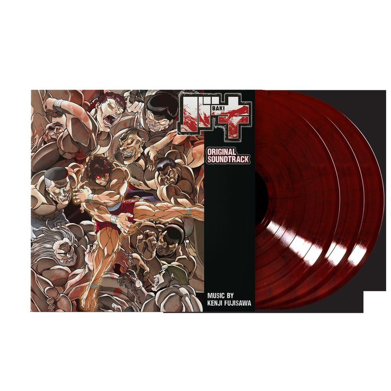 Виниловая пластинка Baki (Original Soundtrack) - Kenji Fujisawa (3xLP Vinyl Record) — обложка