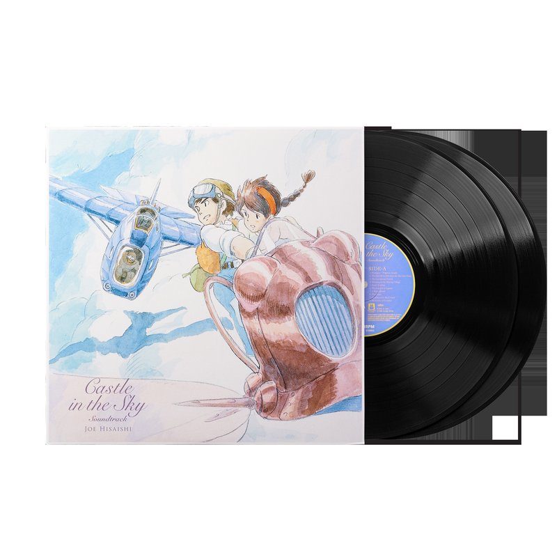 Виниловая пластинка Castle in the Sky (Soundtrack) [Laputa in the Sky USA Version] - Joe Hisaishi (2xLP Vinyl Record) — обложка