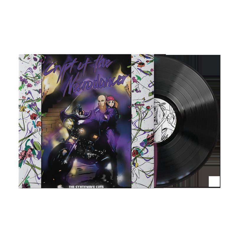 Виниловая пластинка Crypt of the Necrodancer: The Synthwave Cuts (Original Video Game Soundtrack) (1xLP Vinyl Record) - Limited Edition Split — обложка
