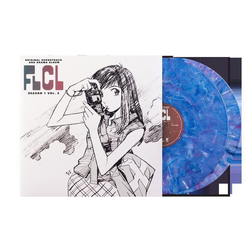 Виниловая пластинка FLCL Season 1 Vol. 2 (Original Soundtrack and Drama Album) - The Pillows (2xLP Vinyl Record) — обложка