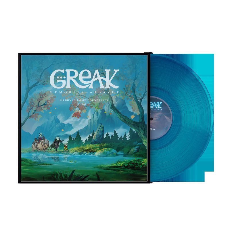 Виниловая пластинка Greak: Memories of Azur (Original Game Soundtrack) (1xLP Sea Blue Vinyl Record) — обложка