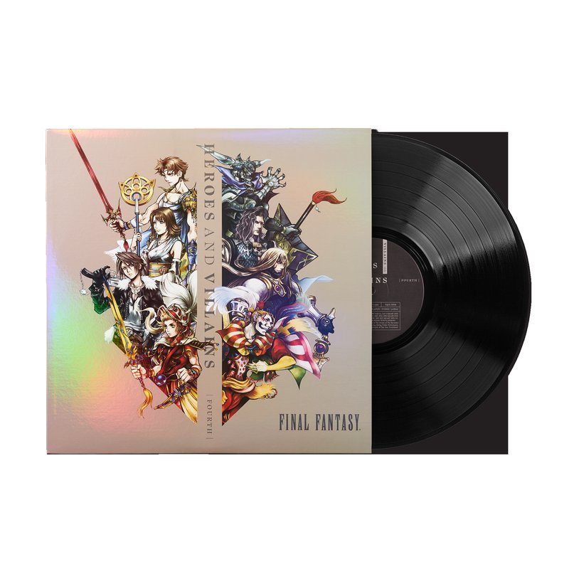 Виниловая пластинка Heroes and Villains - Select Tracks from the Final Fantasy Series - FOURTH (1xLP Vinyl Record) — обложка