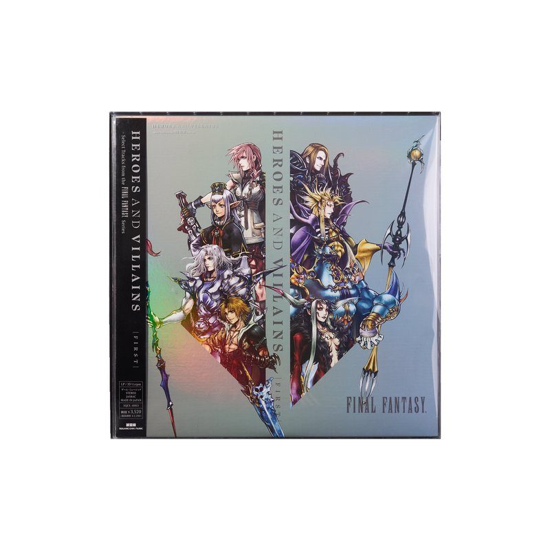 Виниловая пластинка Heroes and Villains - Select Tracks from the Final Fantasy Series - SET (4xLP Vinyl Record) — обложка