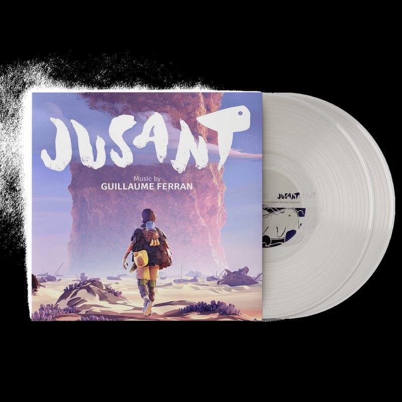 Виниловая пластинка Jusant (Original Game Soundtrack) - Guillaume Ferran (2xLP Vinyl Record) - Blue and Green Bio — обложка
