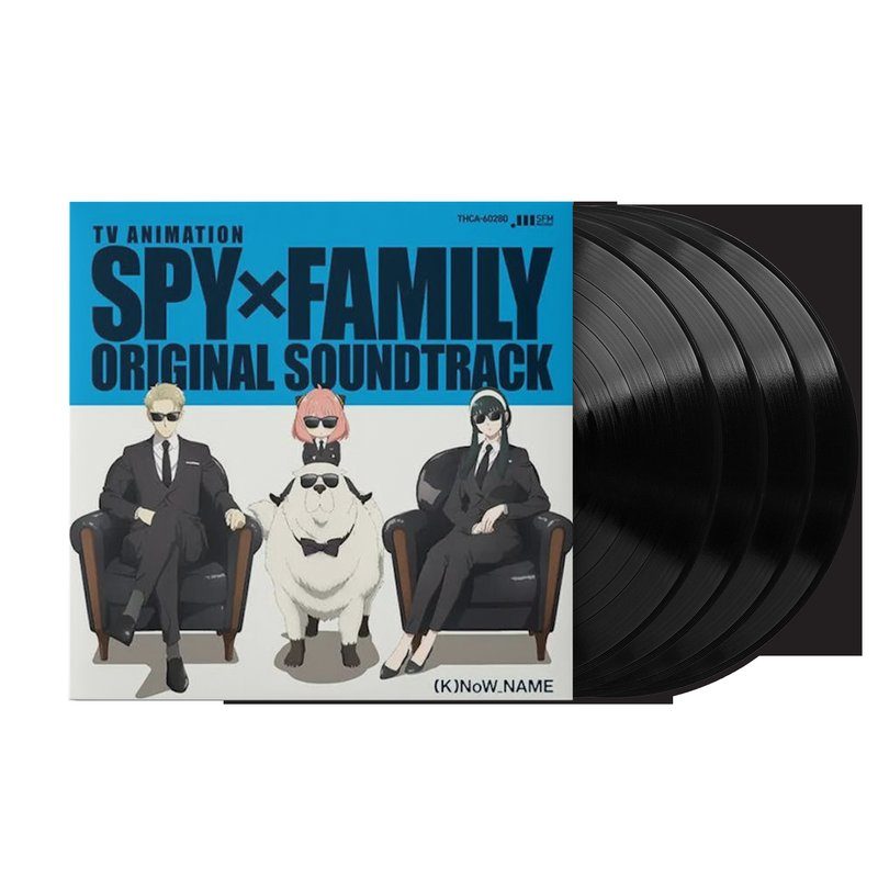 Виниловая пластинка SPY X FAMILY (Original Soundtrack Deluxe) - (K)NoW_NAME (4xLP Vinyl Record) — обложка