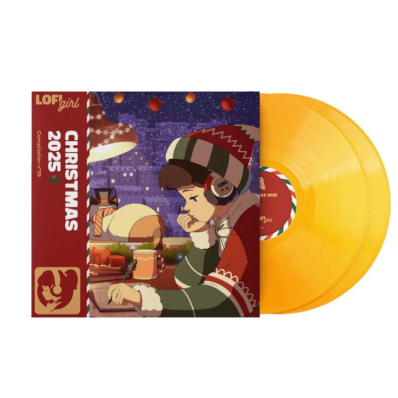 Виниловая пластинка LOFI Girl Christmas 2025 (2xLP Vinyl Record) — обложка