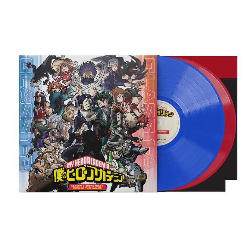 Виниловая пластинка My Hero Academia: Season 5 (Original Series Soundtrack) - Yuki Hayashi (2xLP Vinyl Record) — обложка