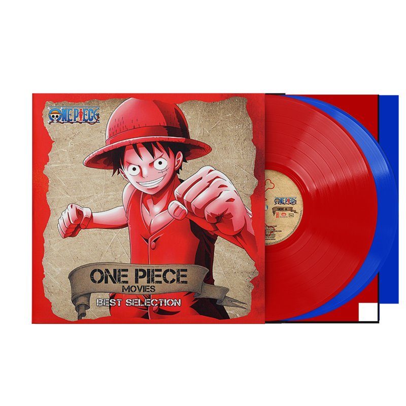Виниловая пластинка One Piece: Movies Best Collection (Original Soundtrack) - Kohei Tanaka (2xLP Vinyl Record) — обложка
