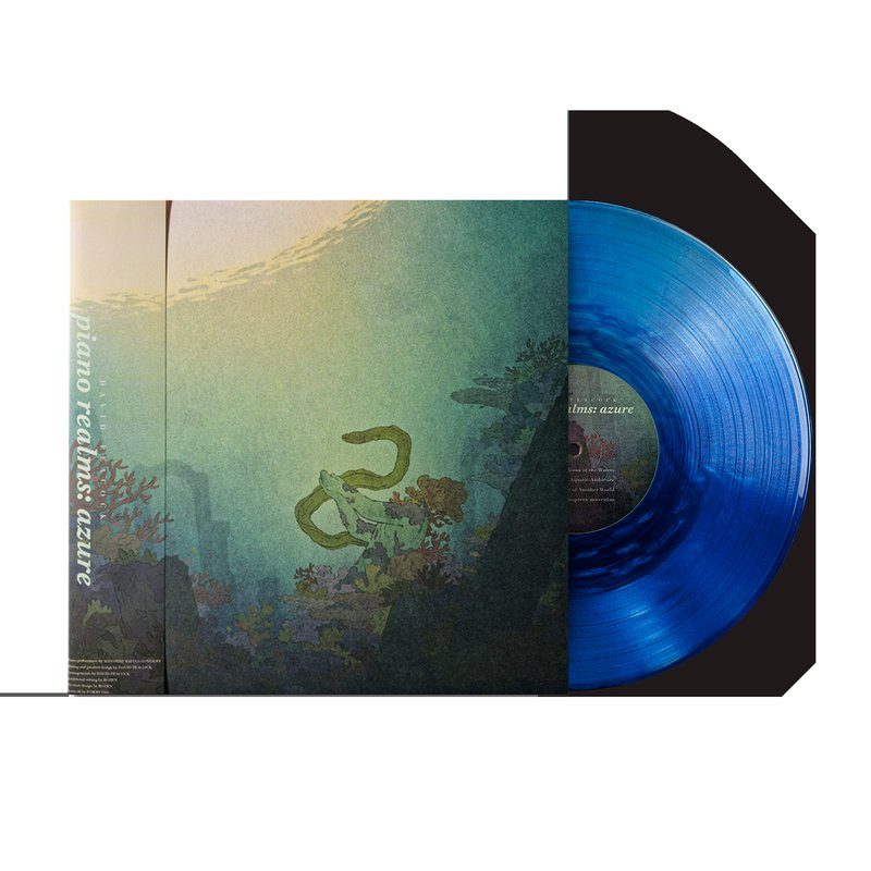 Виниловая пластинка piano realms: azure - David Peacock & Augustine Mayuga Gonzales (1xLP Vinyl Record) [Deep Sea Variant] — обложка