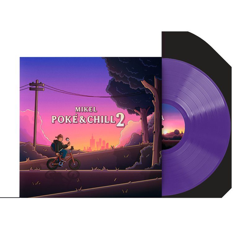 Виниловая пластинка Poké & Chill 2 - Mikel (1xLP Vinyl Record - Exclusive Deep Purple Variant) — обложка