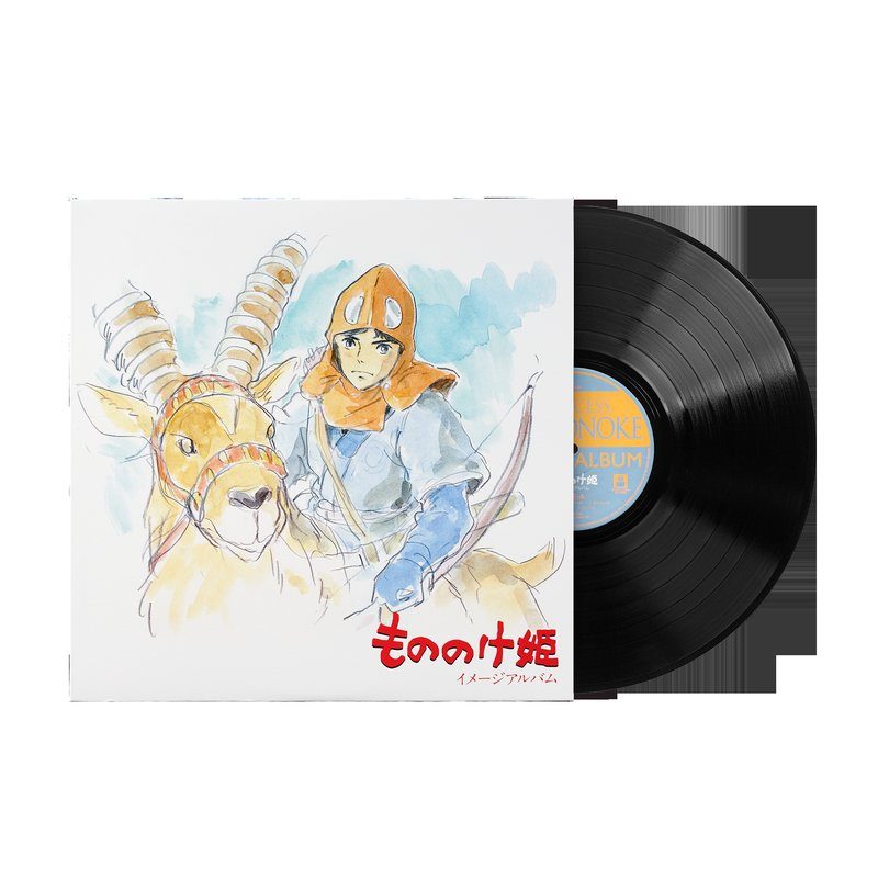Виниловая пластинка Princess Mononoke: Image Album - Joe Hisaishi (1xLP Vinyl Record) — обложка
