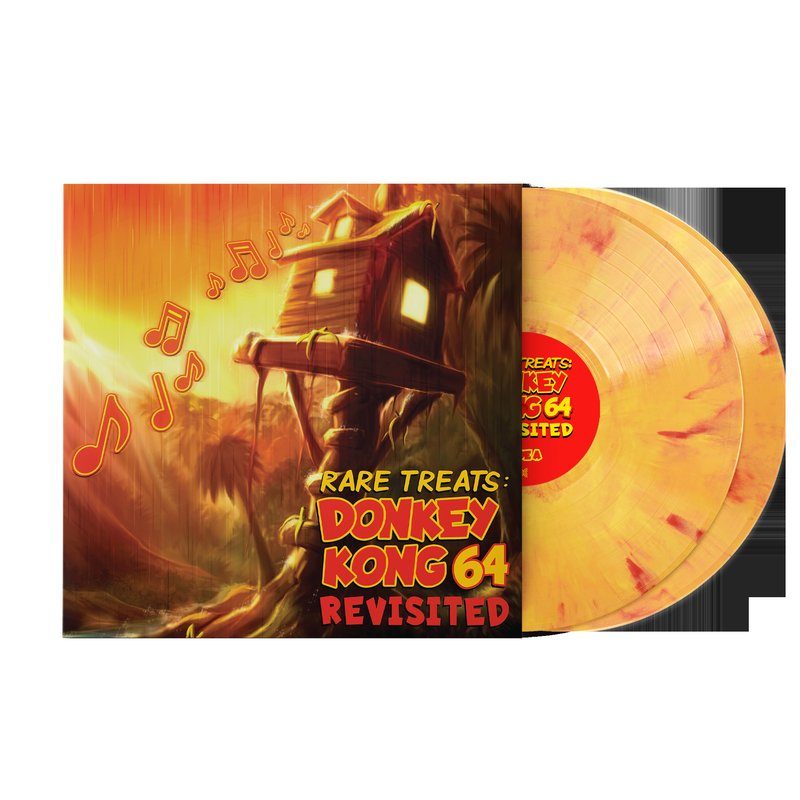 Виниловая пластинка Rare Treats: DONKEY KONG 64 Revisited - Grant Kirkhope (2xLP Vinyl Record - Deluxe Limited Edition) — обложка