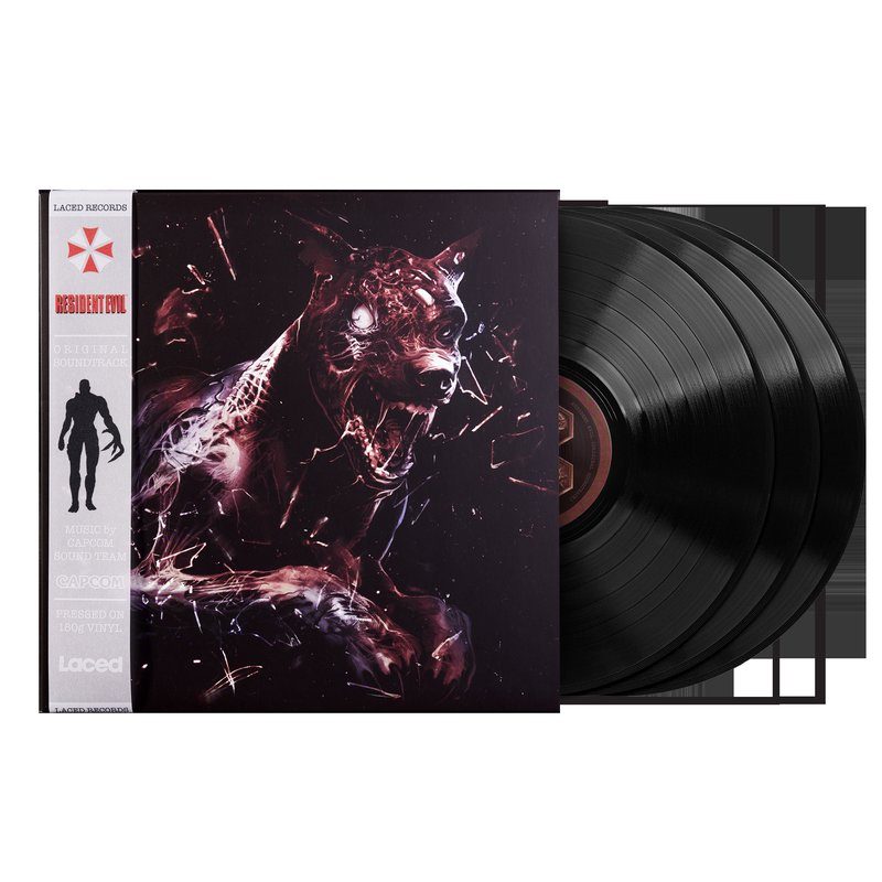 Виниловая пластинка Resident Evil (1996 Original Soundtrack + Original Soundtrack Remix) - Capcom Sound Team (3xLP Vinyl Record) — обложка