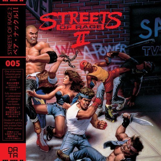 Виниловая пластинка Streets Of Rage 2 - Yuzo Koshiro (2xLP Vinyl Record) — обложка