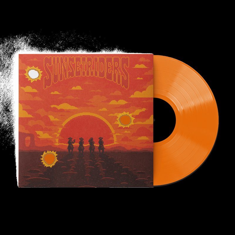 Виниловая пластинка Sunset Riders Reissue (Original Game Soundtrack) - KONAMI KUKEIHA CLUB (1xLP 10" Vinyl Record) — обложка