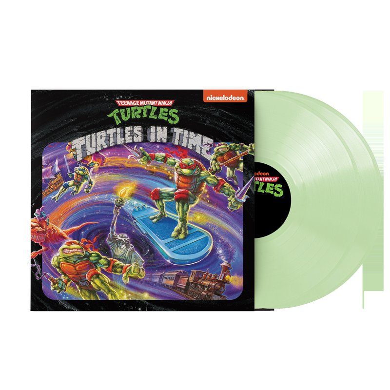 Виниловая пластинка Teenage Mutant Ninja Turtles IV: Turtles in Time (2xLP Vinyl Record) - Glow in the Dark Variant — обложка