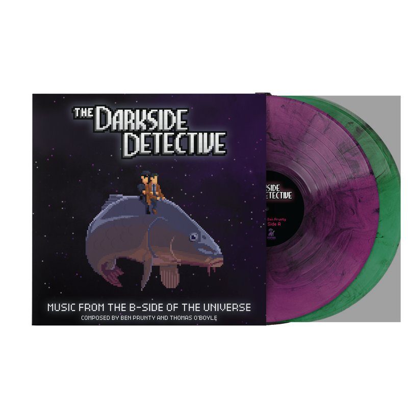 Виниловая пластинка The Darkside Detective 1+2 Soundtrack Selections (2xLP Vinyl Record) — обложка
