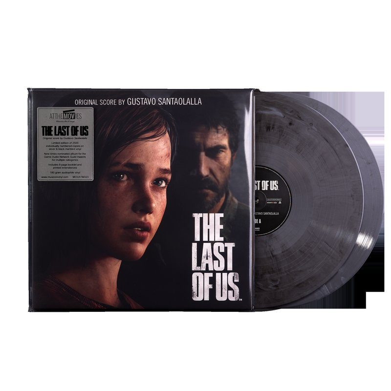 Виниловая пластинка The Last of Us (Video Game Original Soundtrack) - Gustavo Santaolalla (2xLP Vinyl Record) [Silver & Black Marble Variant] — обложка