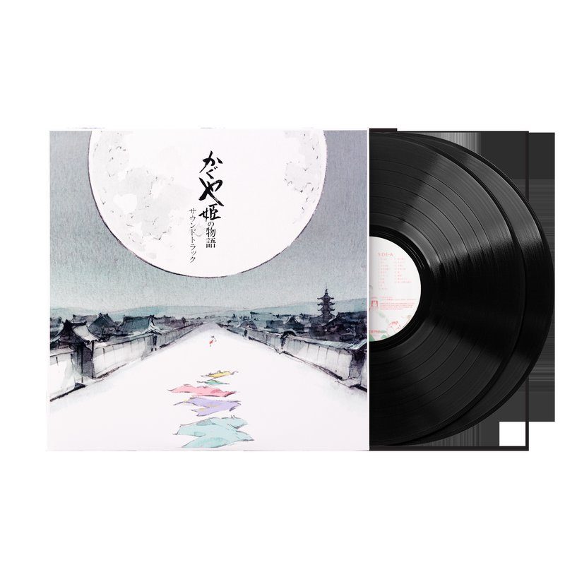 Виниловая пластинка The Tale Of The Princess Kaguya: Soundtrack - Joe Hisaishi (2xLP Vinyl Record) — обложка