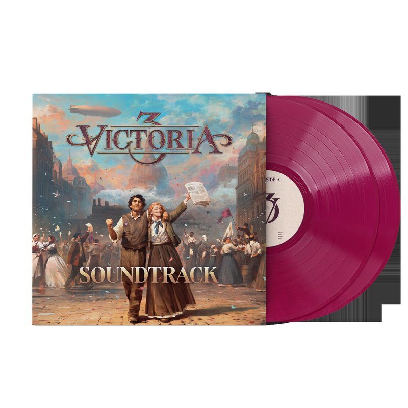 Виниловая пластинка Victoria 3 (Original Soundtrack) - Håkan Glänte and Audinity (2xLP Vinyl Record) - Red — обложка