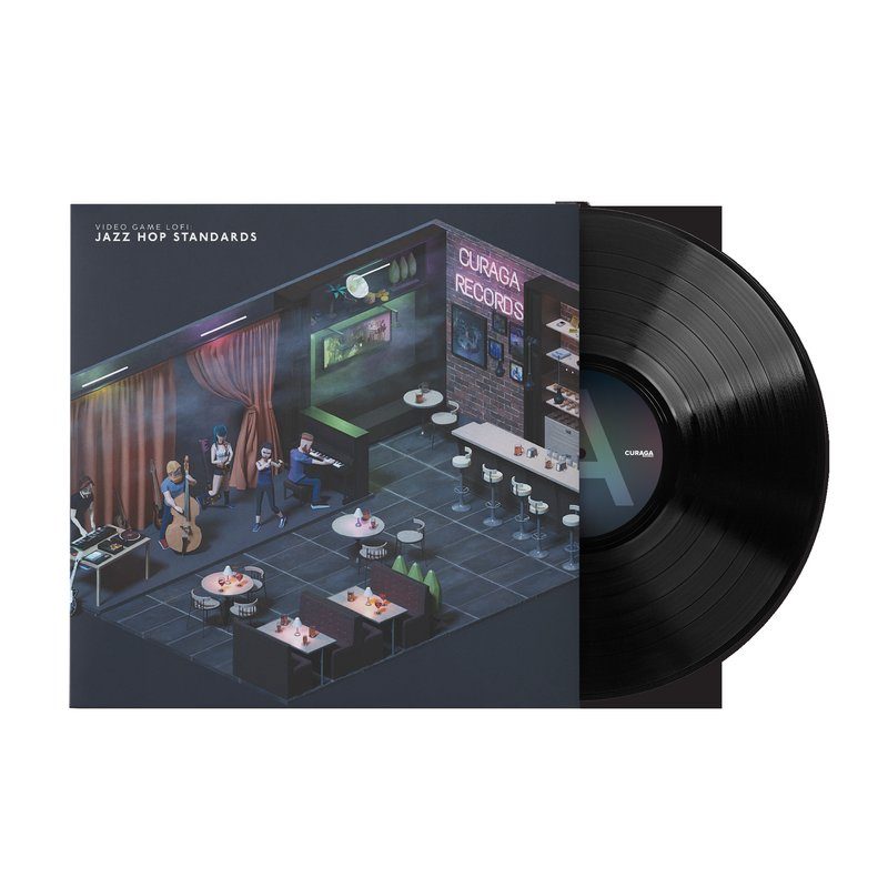 Виниловая пластинка Video Game LoFi: Jazz Hop Standards, Vol. 1 - Save Point & Patrick McBride (1xLP Vinyl Record) — обложка