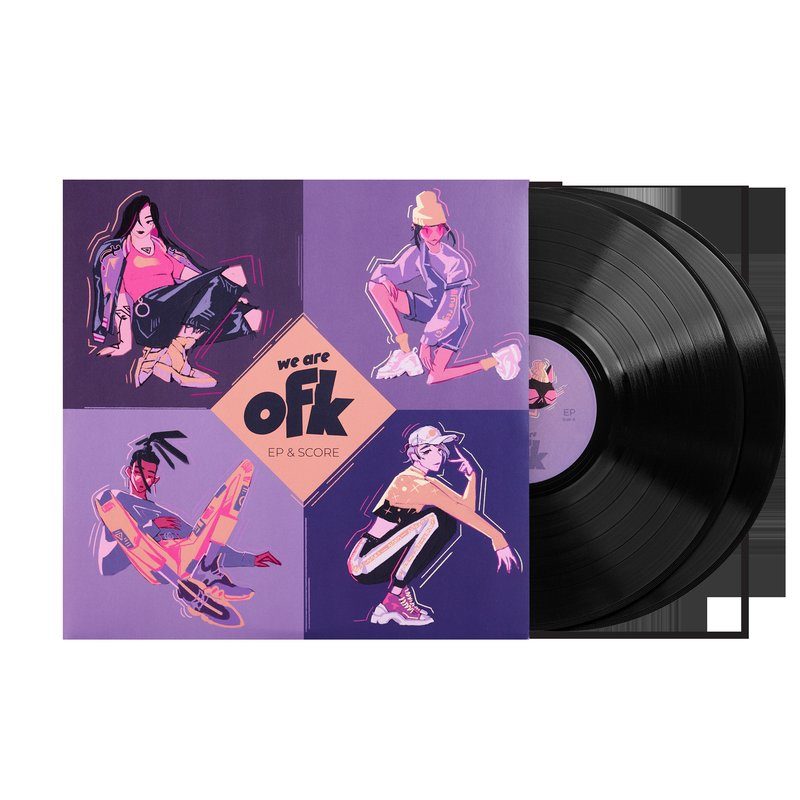 Виниловая пластинка We Are OFK (EP and Score) - OFK (2xLP Vinyl Record) — обложка