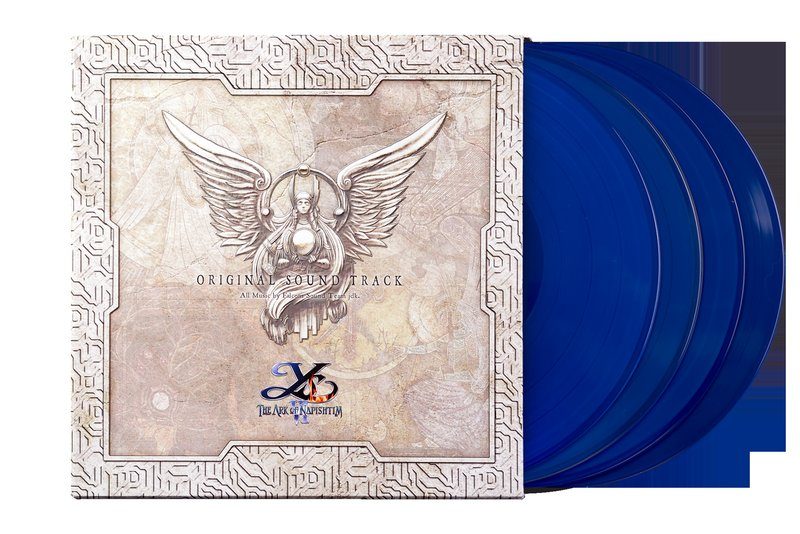 Виниловая пластинка Ys VI: The Ark of Napishtim (Original Soundtrack) - Falcom Sound Team jdk (4xLP Vinyl Record) [Blue Variant] — обложка