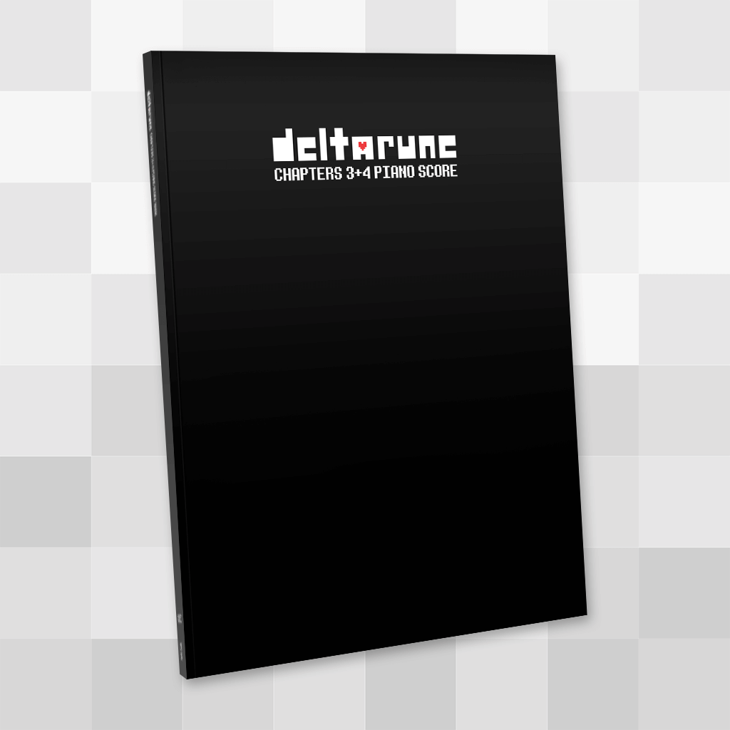 DELTARUNE Chapters 3+4 Piano Score Book