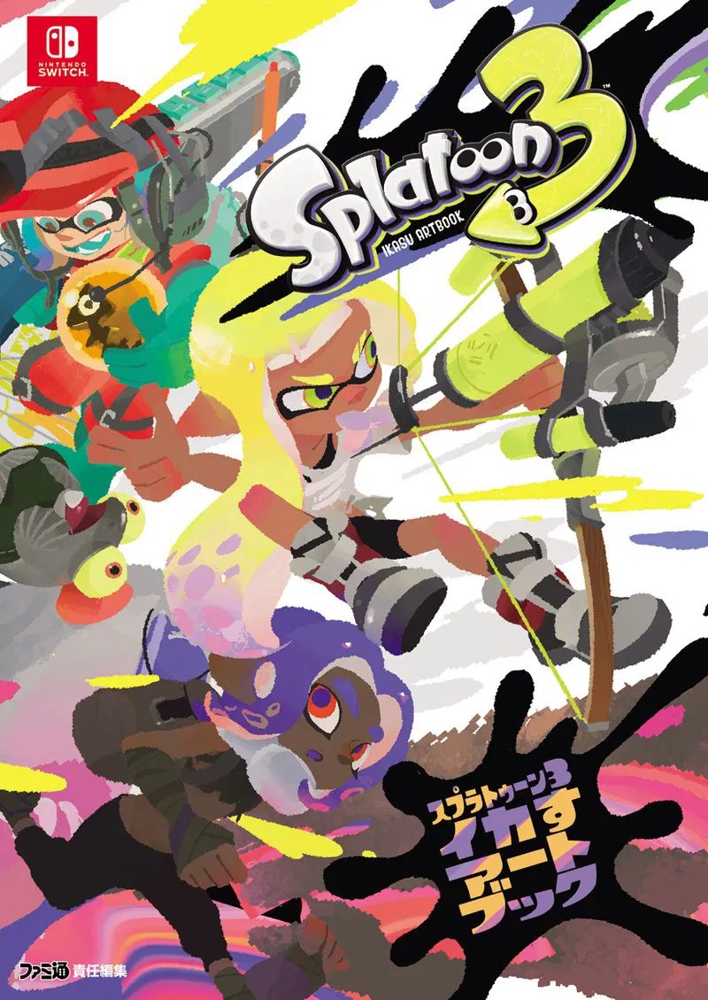 Splatoon 3 Ikasu Art Book