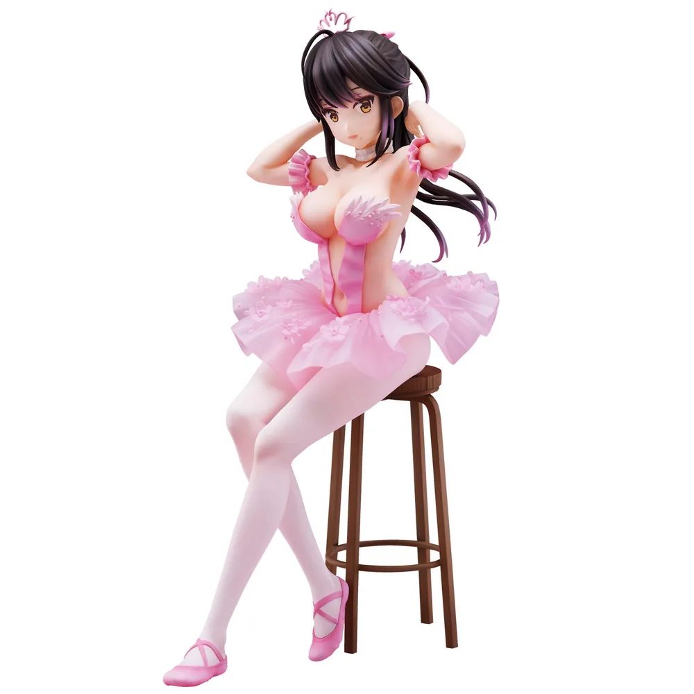 Anmi Illustration Pre-Painted Figure: Flamingo Ballet Company Ponytail Girl (Re-run)
