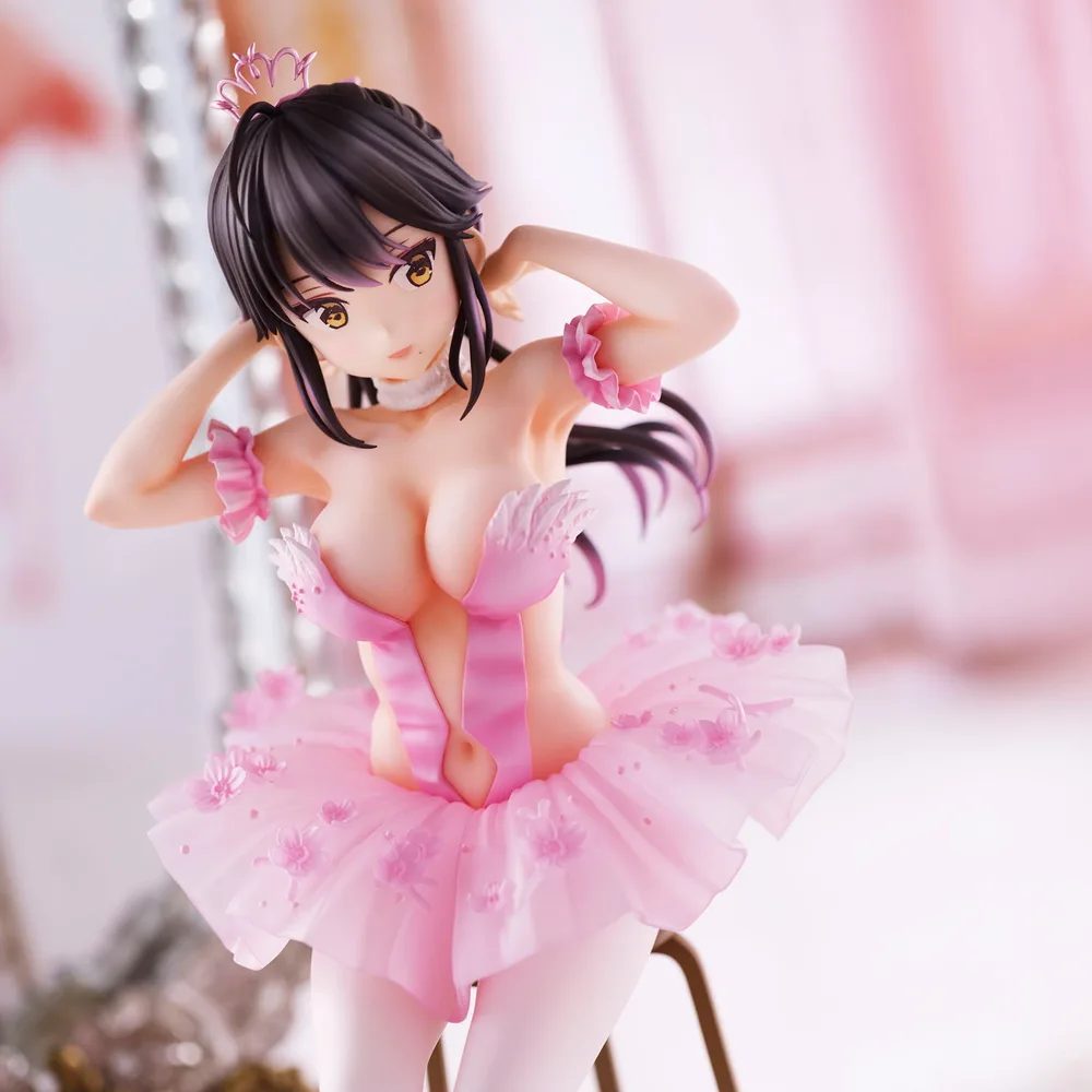 Anmi Illustration Pre-Painted Figure: Flamingo Ballet Company Ponytail Girl (Re-run)