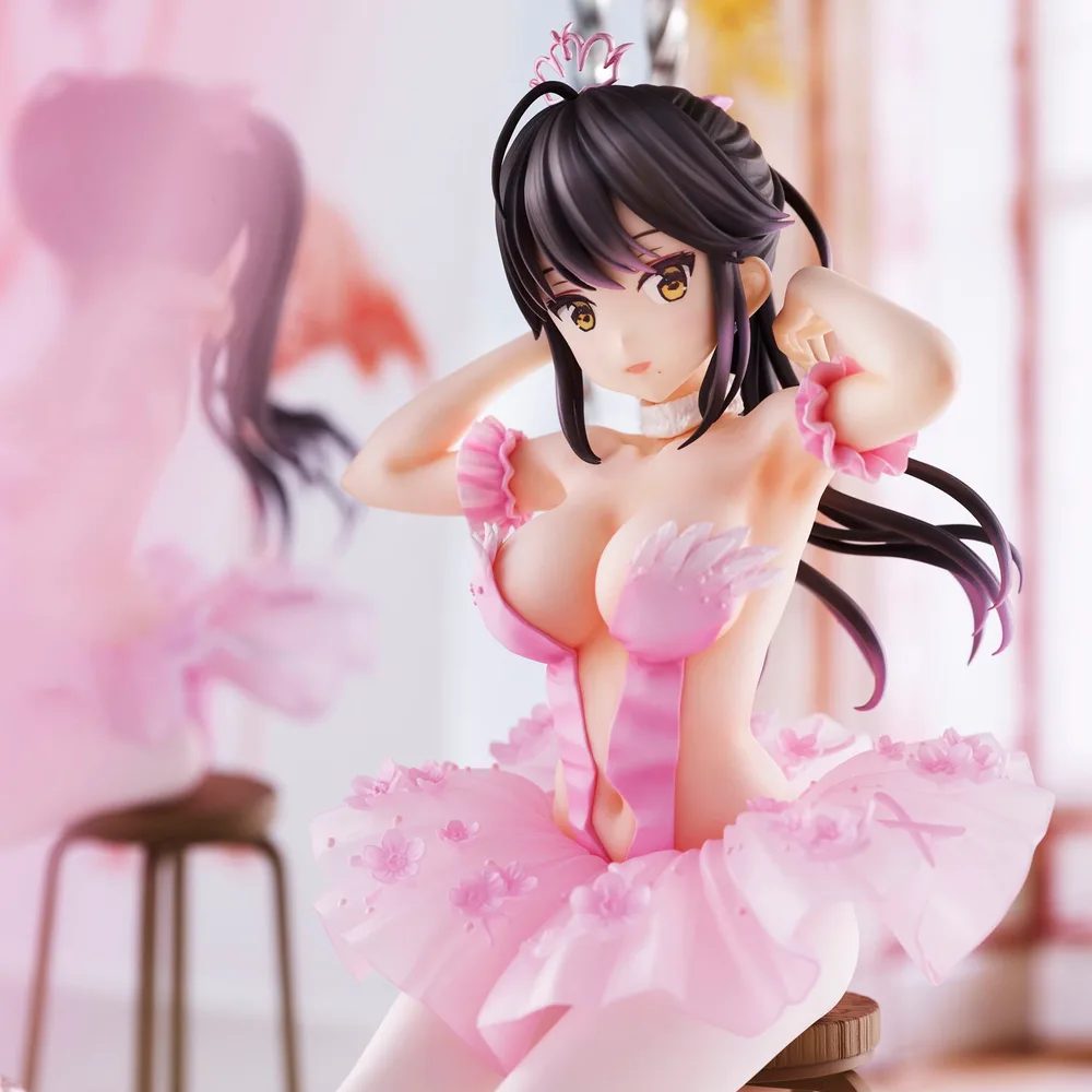 Anmi Illustration Pre-Painted Figure: Flamingo Ballet Company Ponytail Girl (Re-run)