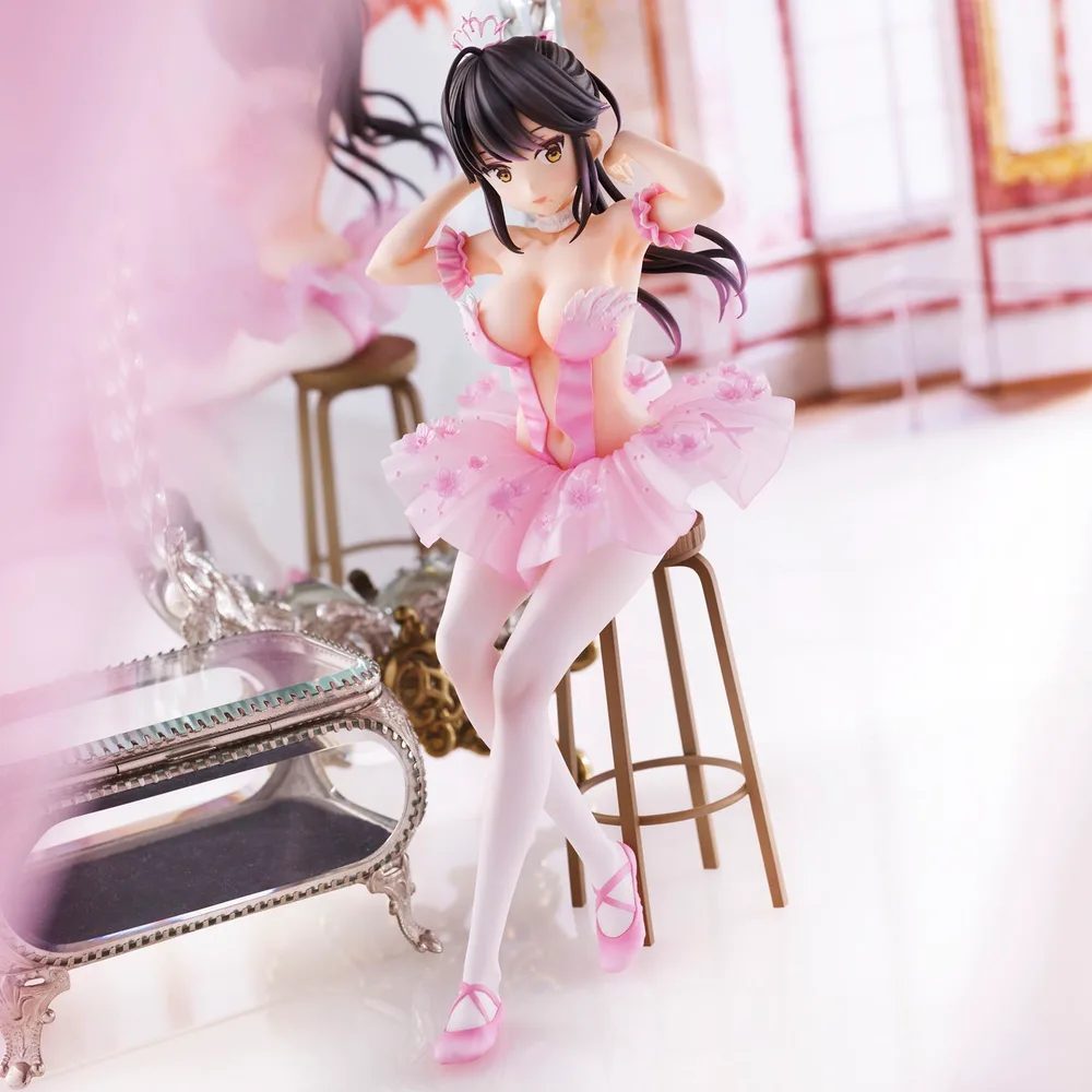 Anmi Illustration Pre-Painted Figure: Flamingo Ballet Company Ponytail Girl (Re-run)