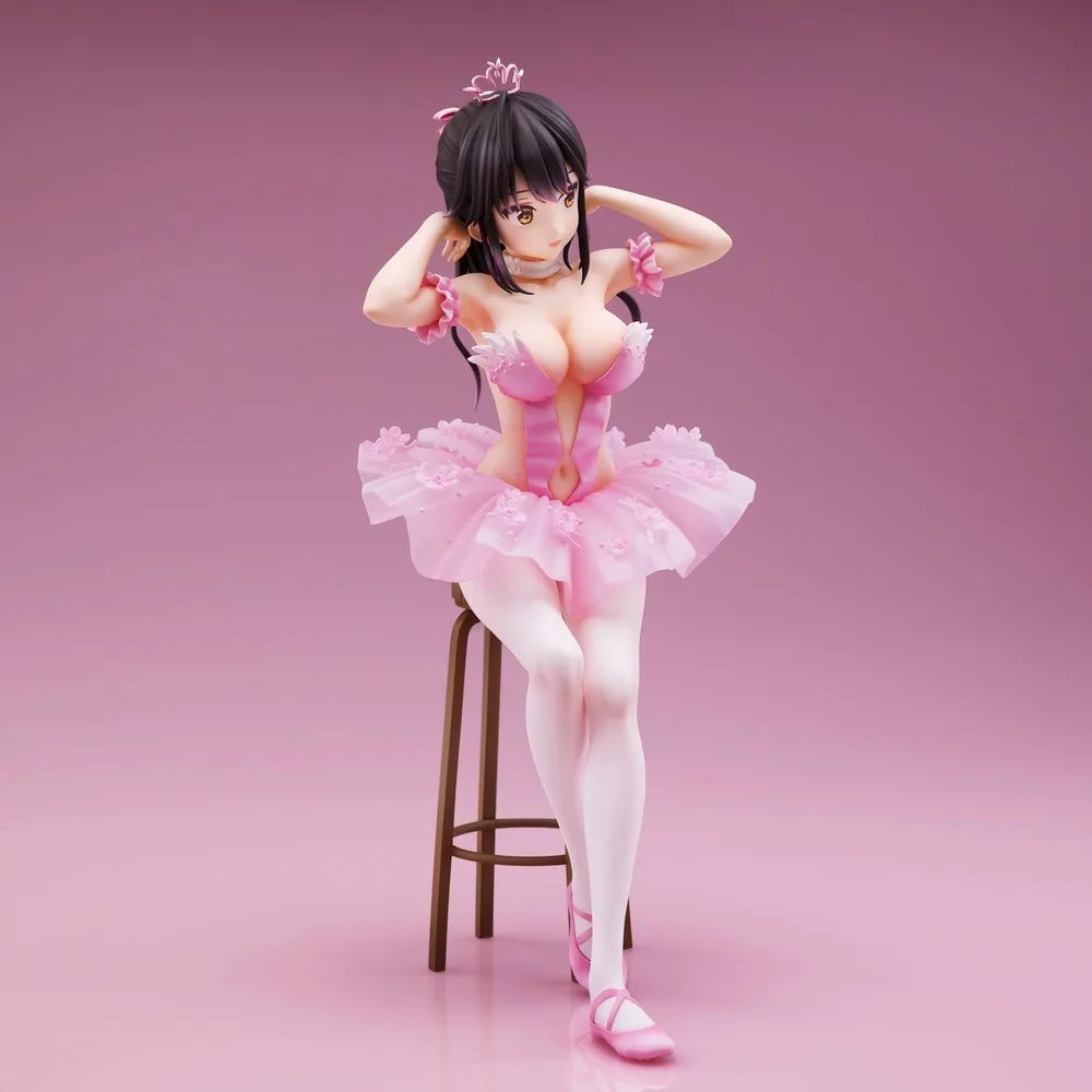 Anmi Illustration Pre-Painted Figure: Flamingo Ballet Company Ponytail Girl (Re-run)