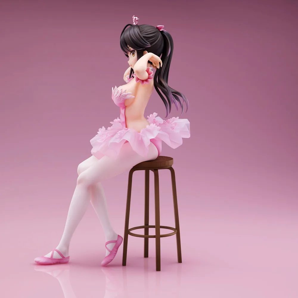 Anmi Illustration Pre-Painted Figure: Flamingo Ballet Company Ponytail Girl (Re-run)