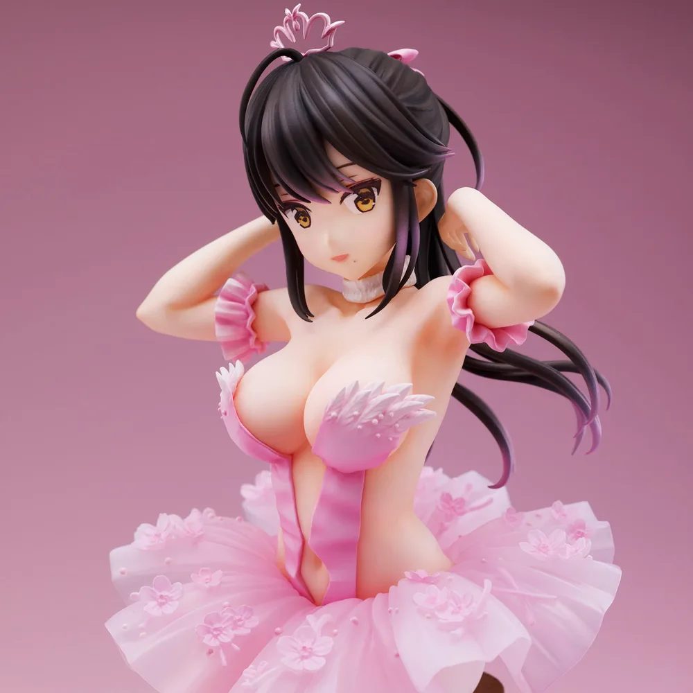 Anmi Illustration Pre-Painted Figure: Flamingo Ballet Company Ponytail Girl (Re-run)