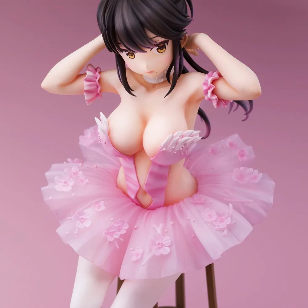 Anmi Illustration Pre-Painted Figure: Flamingo Ballet Company Ponytail Girl (Re-run)